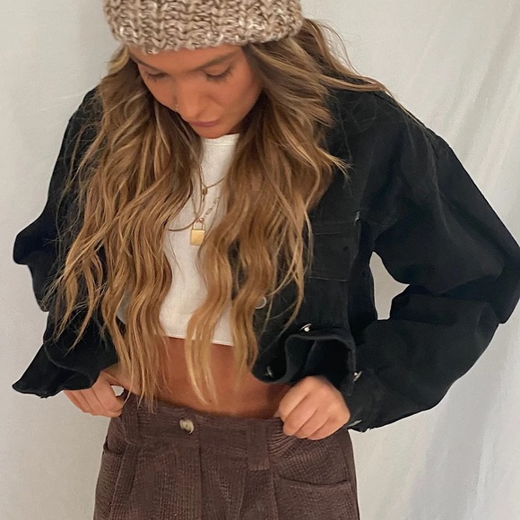 Black Vintage Denim Jacket - Picture 7 of 11